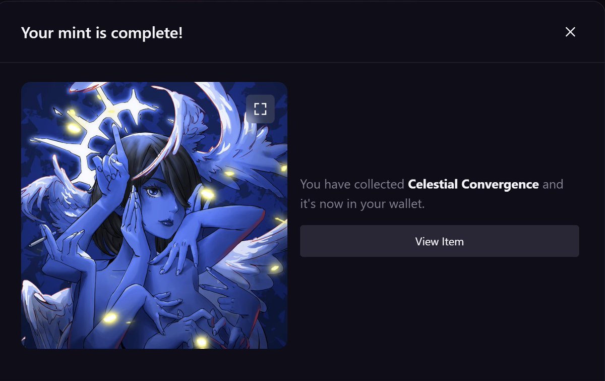 minted my ai16z - Celestial Convergence.

thank you <a href="/OrdoNemesis/">Ordo Nemesis</a>⚔️ x <a href="/partnersDAO/">partners</a> 🧩
