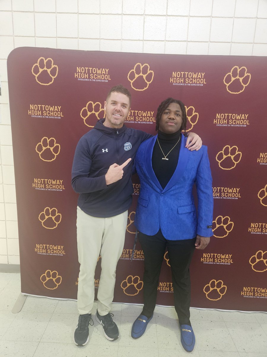 Thank you, Coach Kevin Decker, for visiting today. #ODU offer