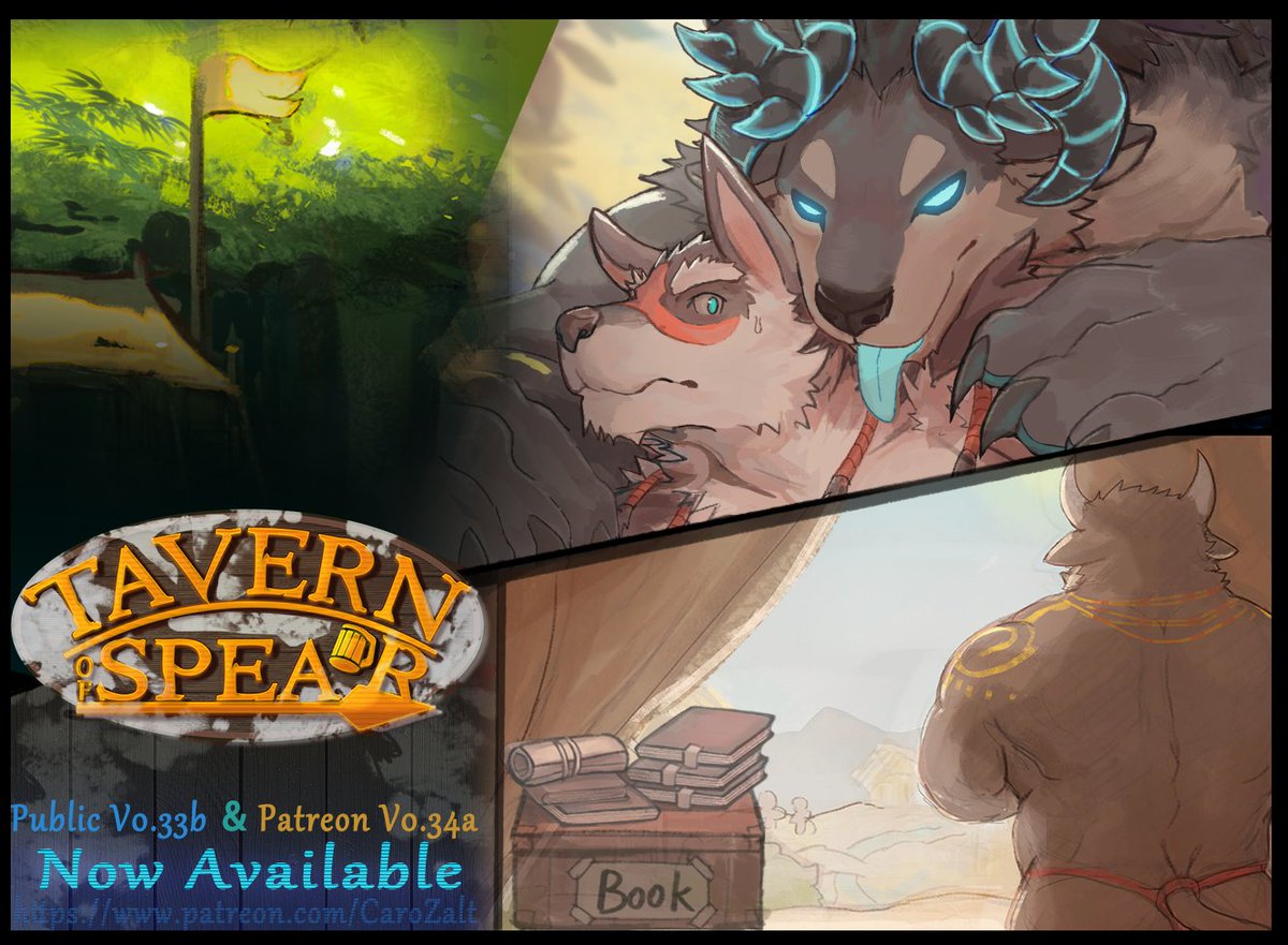 【Tavern of Spear】  
-v0.34a for Patreon/v0.33b for Public now are available 

-v0.34a(Patreon): patreon.com/posts/tavern-o… 

-v0.33b(Public) : 
fd-caro.itch.io/tavern-of-spea…