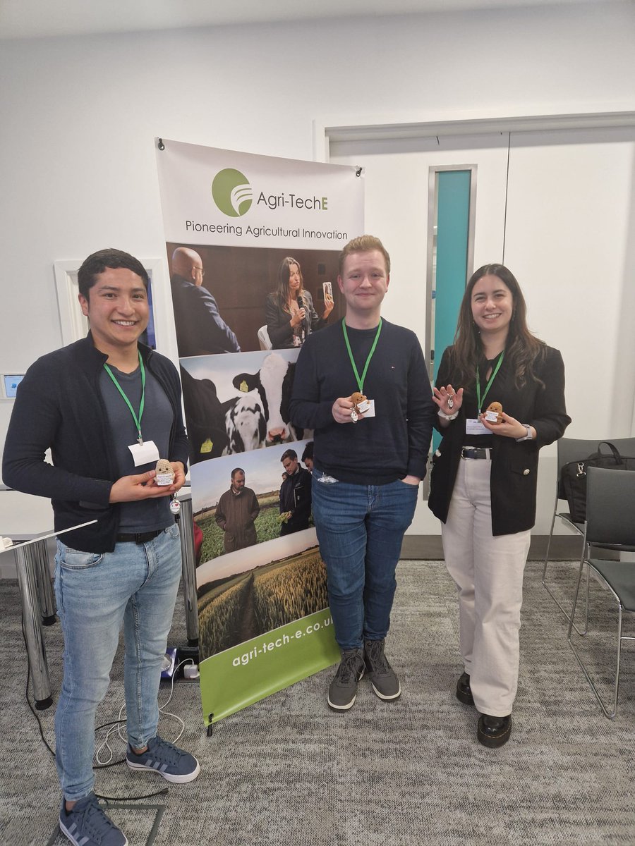 As part of their #PhD and #Postdoc journeys, our #potato team members Brandon, Fabian and <a href="/sanzo_marta/">Marta Sanzo Miró</a> joined a workshop organised by <a href="/Agri_Tech_E/">Agri-TechE</a> &amp; <a href="/AgritechCeres/">CeresAgritech</a>  to learn how to translate their #research into real-world impact 🥔🥔