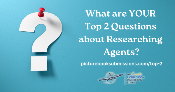 You've got questions. We've got answers! 

Share your Top 2 Agent Research Questions and we'll answer them in the coming weeks! 

Tell us here: picturebooksubmissions.com/top-2

#amwriting #querytip #amquerying #pbpitch