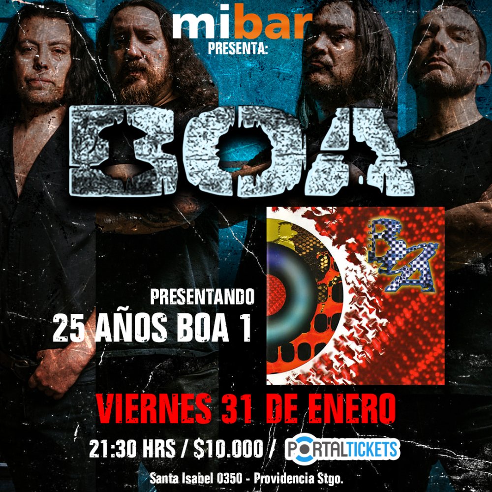 chileanhorsemen's tweet image. #ScanningTheScene🇨🇱
Hoy es viernes de TucaTuca y Pilsen!!

Boa celebra los 25 años de la edición de su primer disco, un clásico lleno de groove y #TucaTuca 

Ya saben, la cita es en @MiBardeRock
Nos vemos! 🤘🏽💥

#TheChileanHorsemen
#LocalChapter78