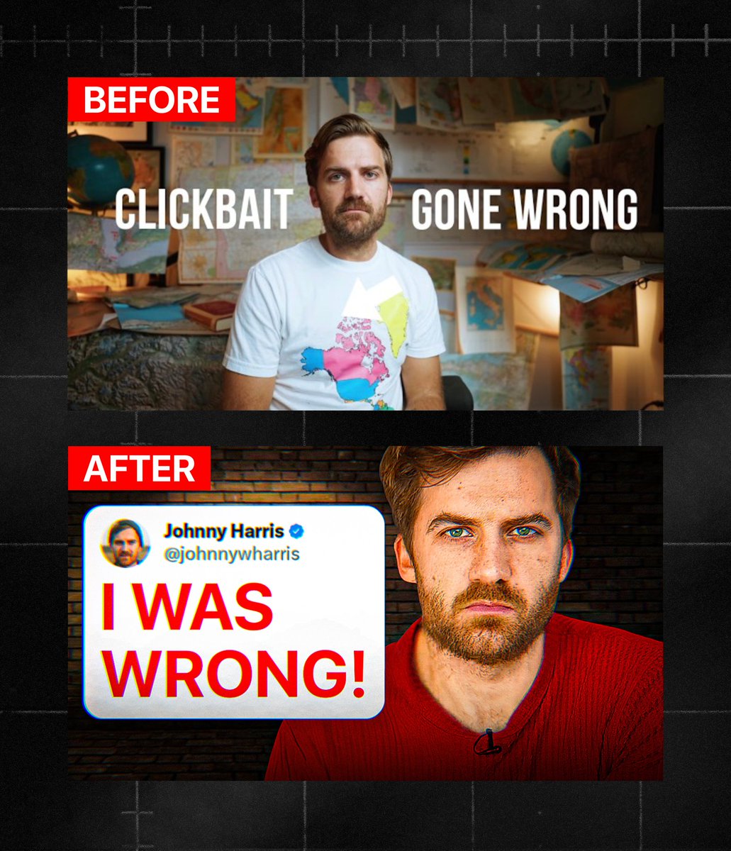 Redesigned thumbnail of <a href="/brenkjm/">Brendan Miller</a> 

Title: What Johnny Harris gets wrong about nationalism 

Which one is good ?
Hiring thumbnail designer? Dm me ✅