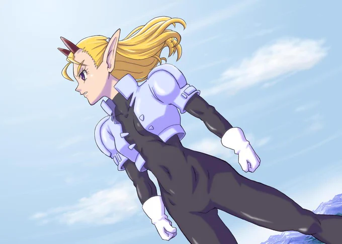 #見た人も無言で角が生えたキャラを貼る (…これは私のオリジナルキャラを貼って大丈夫なタグでしょうか?)