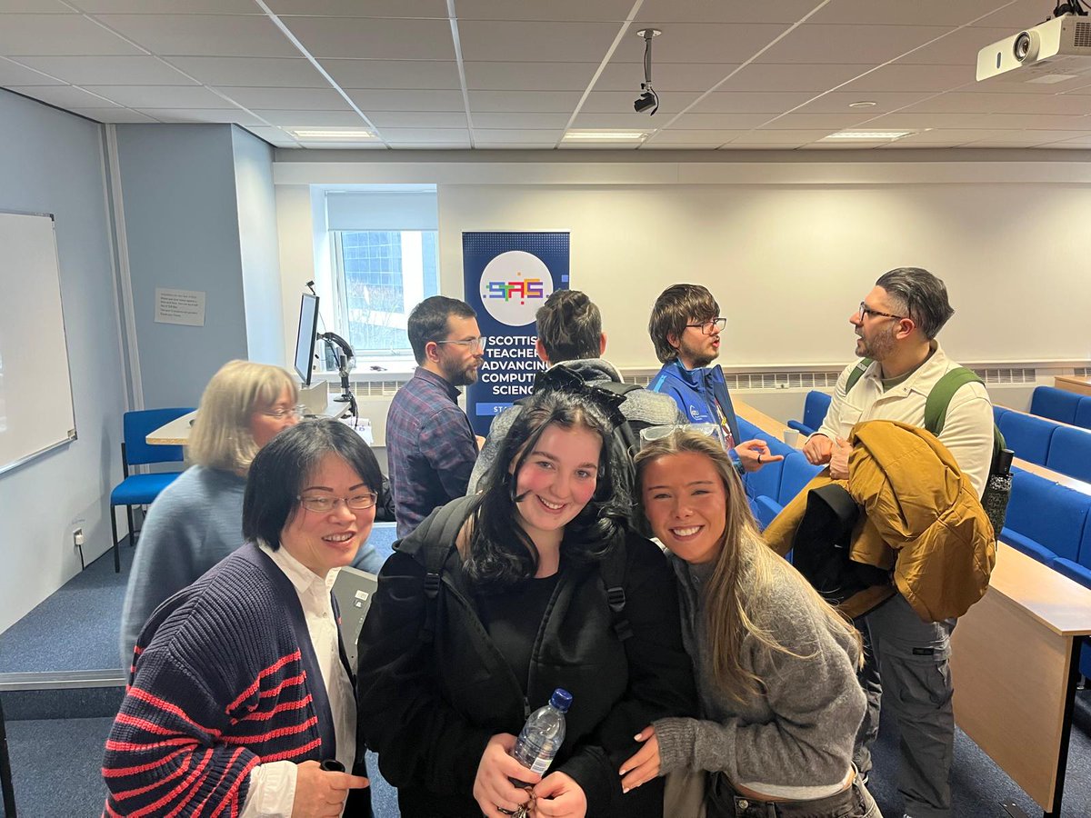 stacshq's tweet image. A fantastic event at GCU reception for honours grads in CS as they finish their studies. STACS were special guests with a message to consider CS teaching as a possible career option. Huge thank you to Dawn & Jim for making this happen.
#TeachComputingScience
