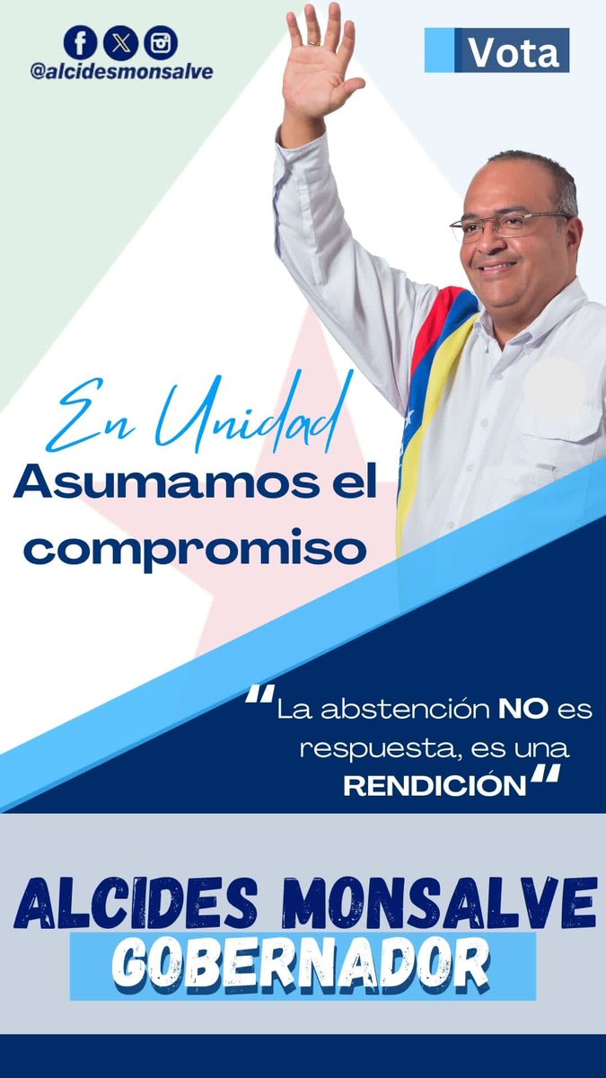 acciondemocrmrd's tweet photo. ¡La democracia no se hereda, se conquista! No podemos dejar que otros decidan nuestro futuro. ¡Este es nuestro momento, votemos juntos por el cambio! #NoALaAbstención #CadaVotoCuenta #Mérida

@alcidesmonsalve @anthonygrondon @daymardavila @adbernabe https://t.co/BXebVQbOwU