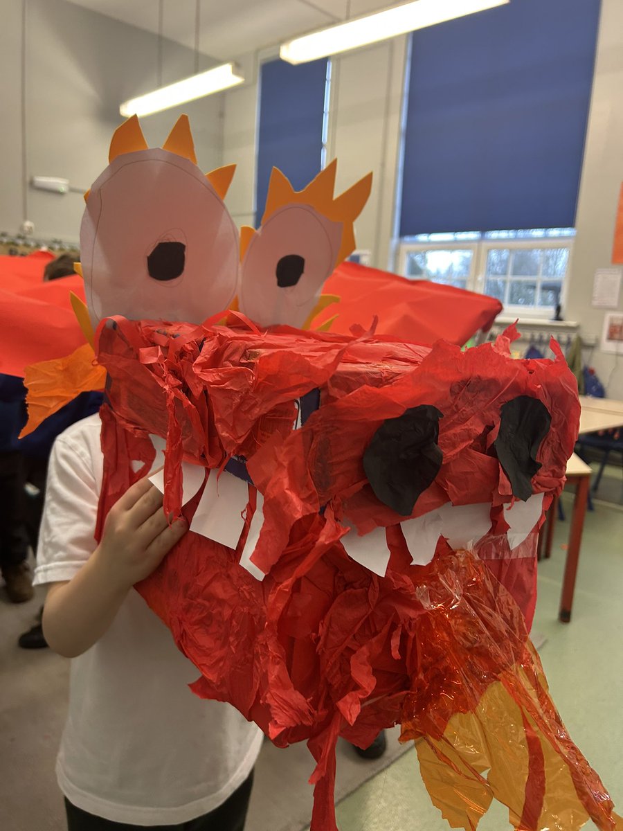 Take a look at our awesome Chinese New Year dragon that we created this afternoon🇨🇳🥢🐲