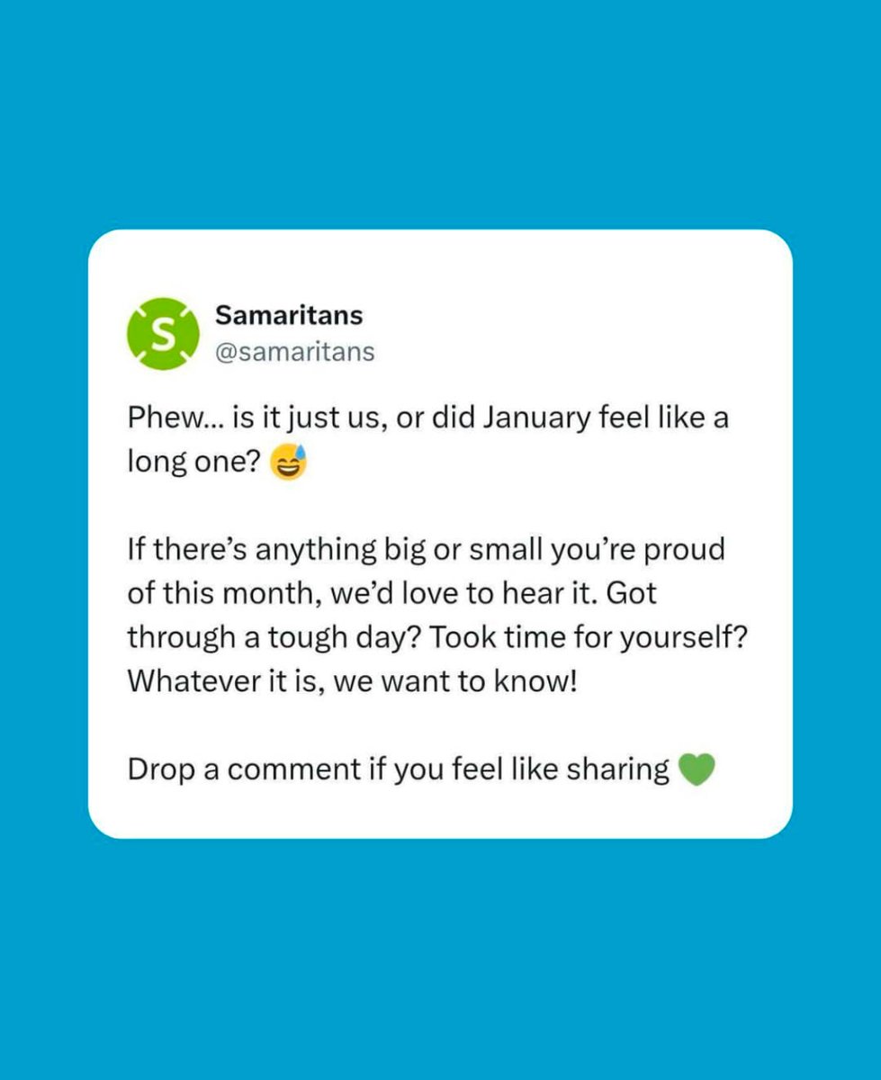 January felt like a long one… but you made it! share your thoughts on what got you through it ⬇️⬇️ 💚