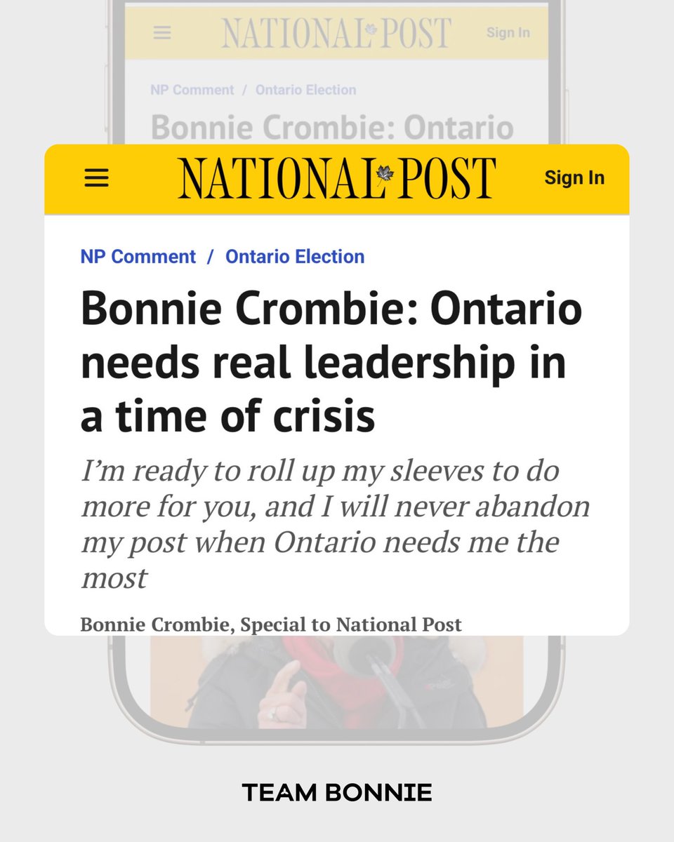 Bonnie Crombie 🇨🇦 tweet media