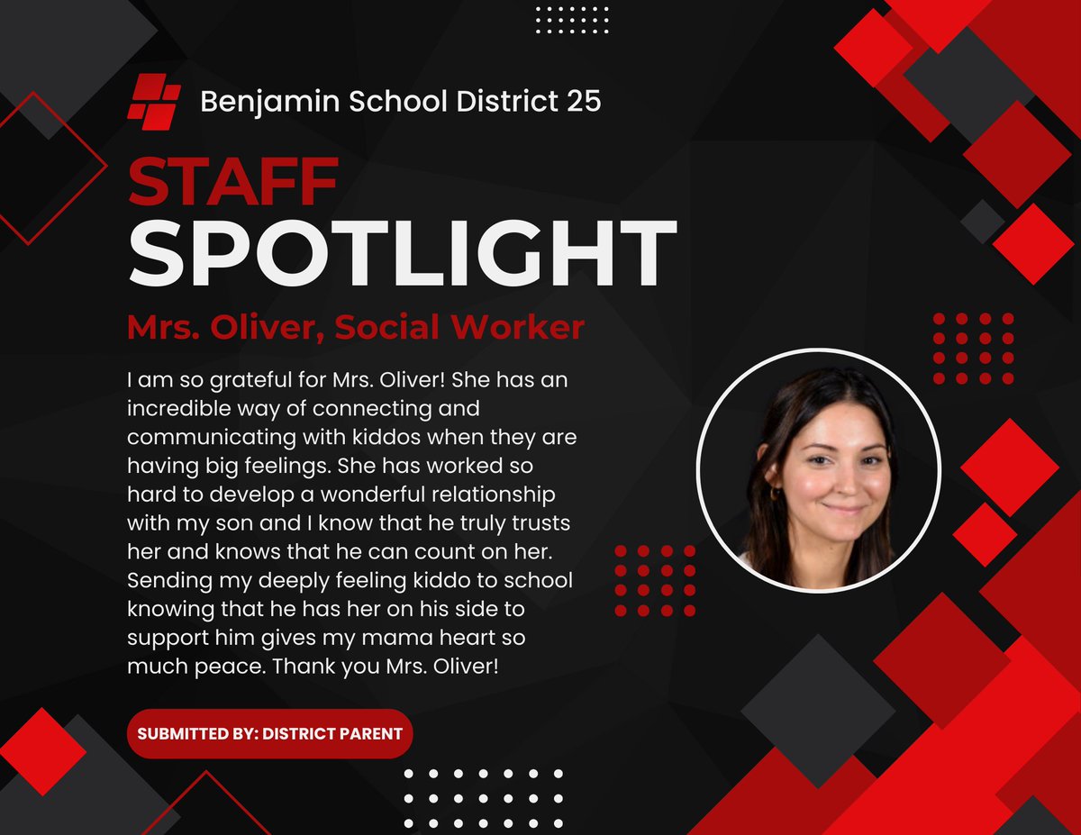 Check out this week's staff spotlights! Thank you to other staff and community members for shouting out our amazing educators.

#bendist25 #ExcellenceInEducation #EaglePride #BengalPride