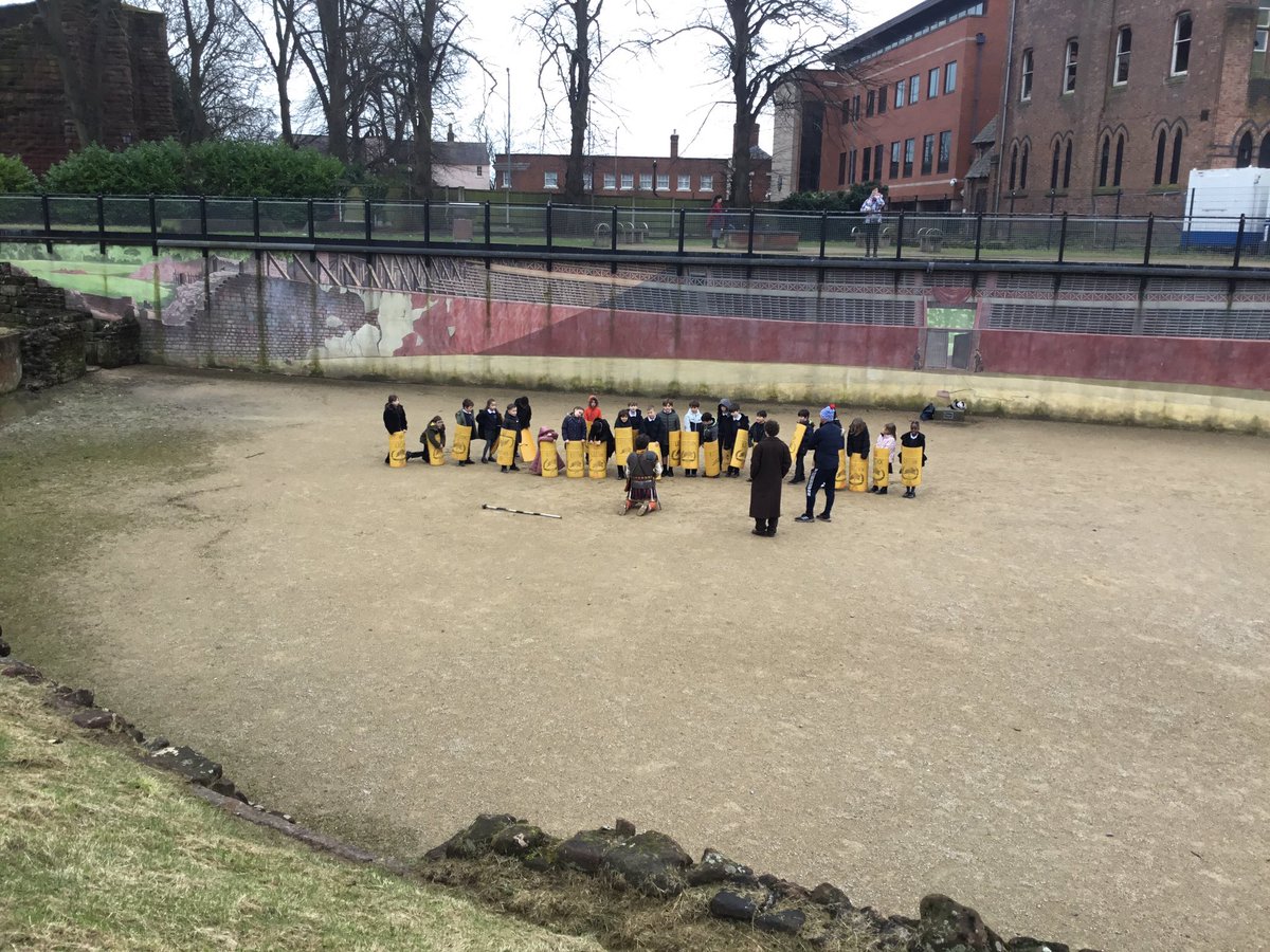 Year 4 had an amazing day in Chester learning about the Romans!