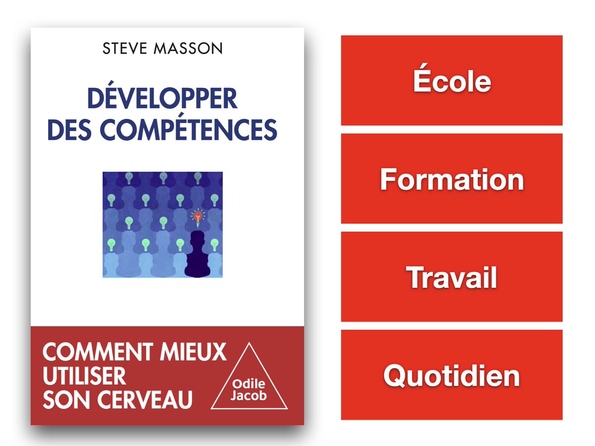 Steve Masson (@stevemasson) on Twitter photo À qui s’adresse mon nouveau livre « Développer des compétences : comment mieux utiliser son cerveau » ?
#apprentissage #enseignement #compétences
Vidéo : youtube.com/shorts/jXTqJPN… À qui s’adresse mon nouveau livre « Développer des compétences : comment mieux utiliser son cerveau » ?
#apprentissage #enseignement #compétences
Vidéo : youtube.com/shorts/jXTqJPN…