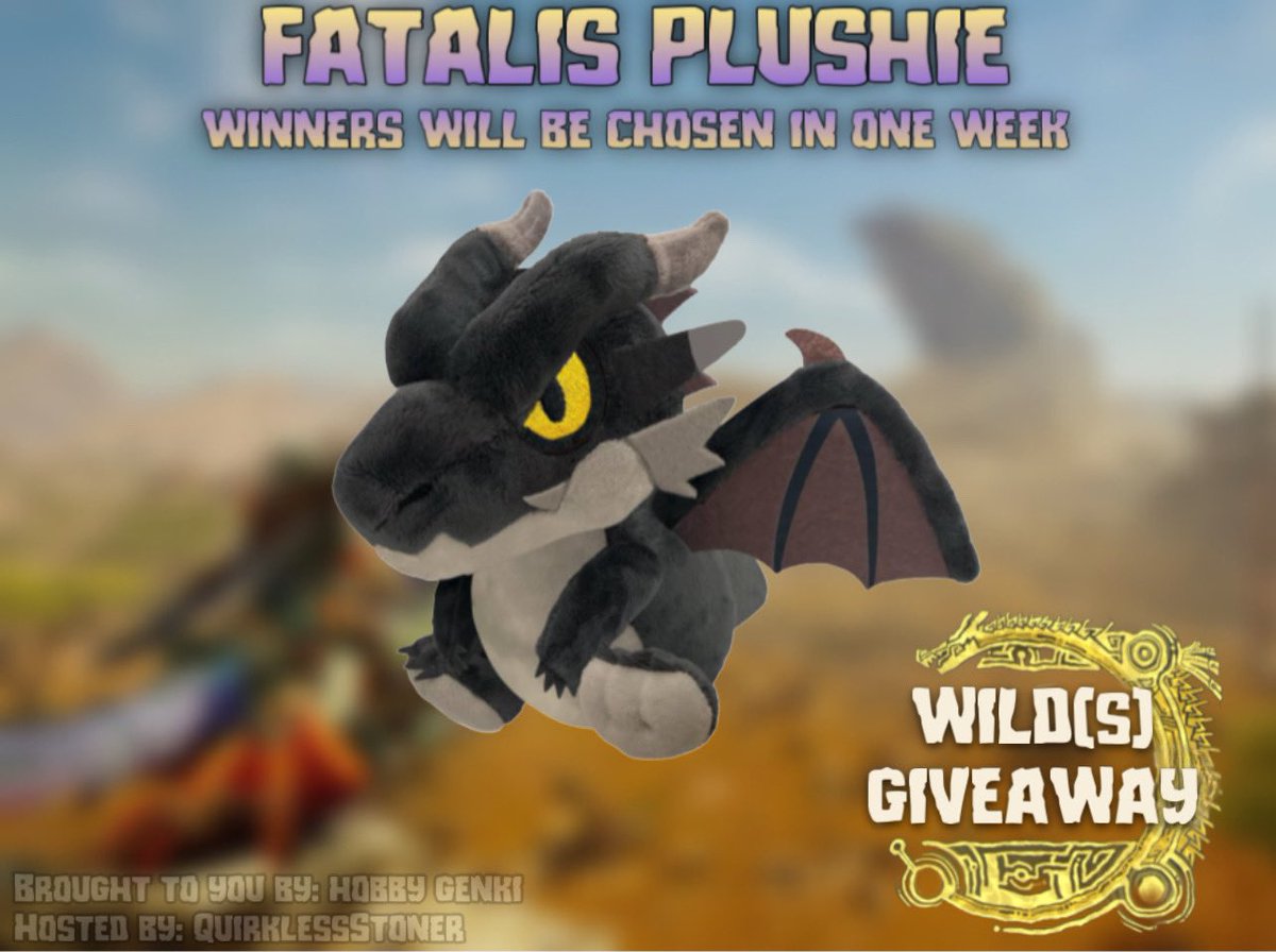 Monster Hunter Jhokes (@quirklessstoner) on Twitter photo π¨ ATTENTION HUNTERS π¨
To celebrate the month of Monster Hunter Wilds, Hobby Genki and I have partnered up to bring you a new giveaway for a Fatalis plushie! π₯
Rules:
1οΈβ£ Follow <a href="/HobbyGenki/">Hobby-Genki</a> and myself
2οΈβ£ RT + like this post
3οΈβ£ Comment below why youβre excited for Wilds
The π¨ ATTENTION HUNTERS π¨
To celebrate the month of Monster Hunter Wilds, Hobby Genki and I have partnered up to bring you a new giveaway for a Fatalis plushie! π₯
Rules:
1οΈβ£ Follow <a href="/HobbyGenki/">Hobby-Genki</a> and myself
2οΈβ£ RT + like this post
3οΈβ£ Comment below why youβre excited for Wilds
The
