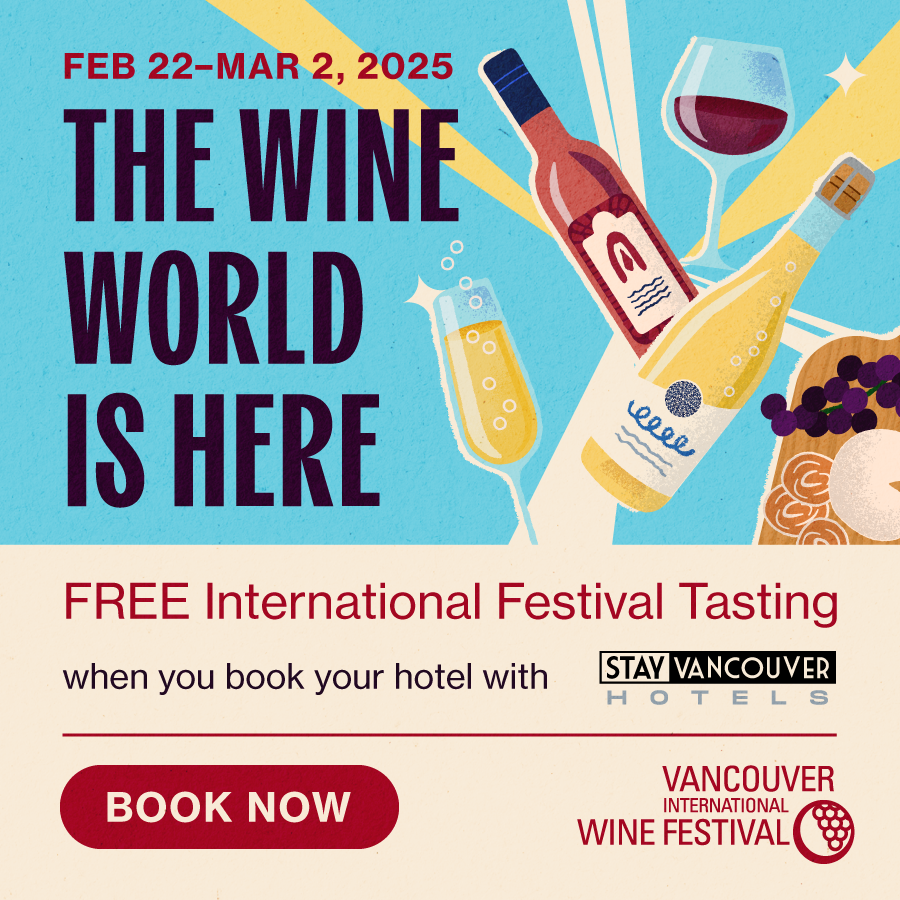 Discover new wines, new regions, and new favourites at #VanWineFest with 43 events in downtown Vancouver, February 22-March 2. 

More info + buy tickets: bit.ly/3ASbT6P