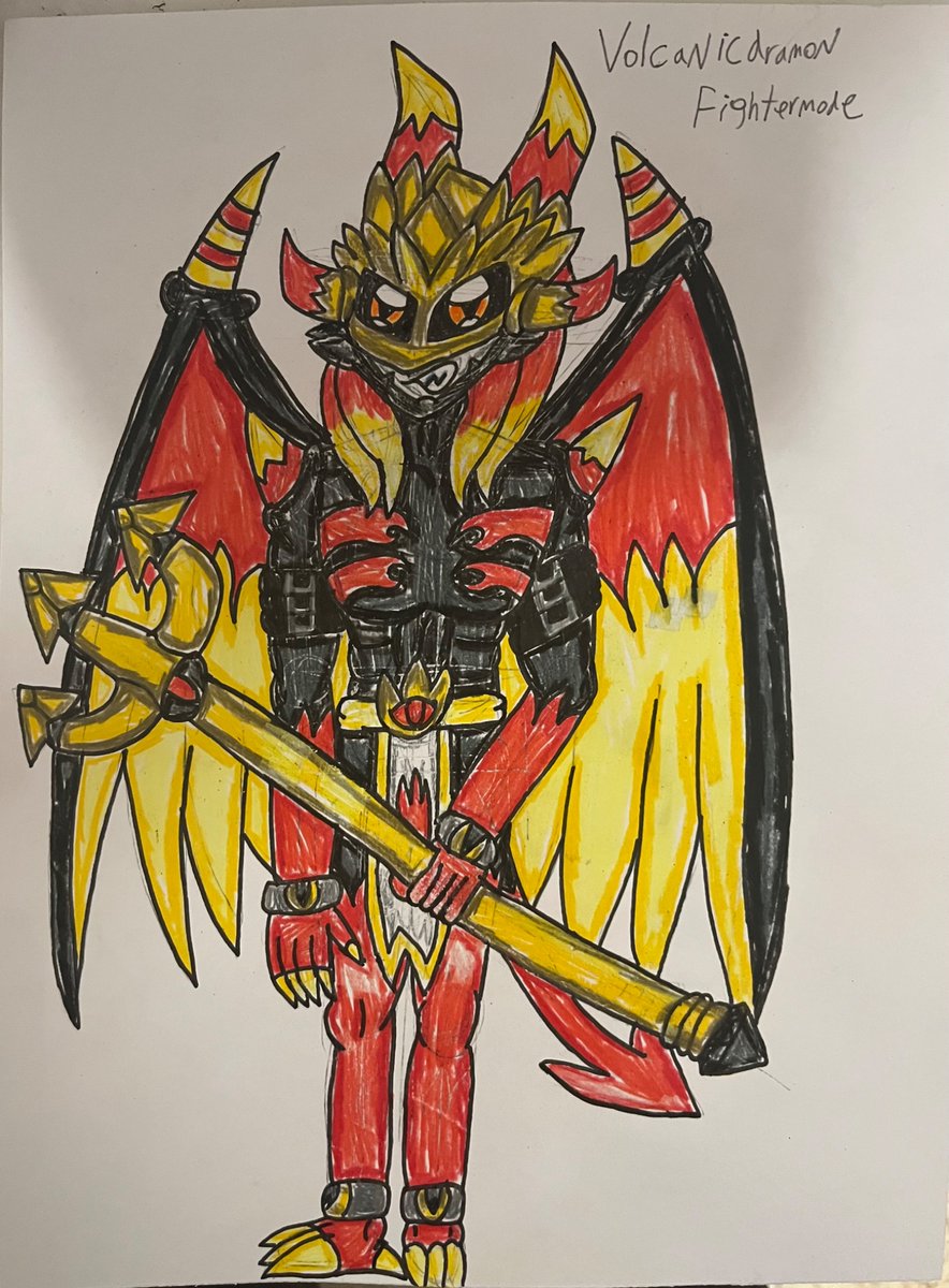 BlueVampirefox's tweet photo. Metallicdramon Fighter mode and Volcanicdramon Fighter mode. Enjoy. #Digimon #Metallicdramon #Volcanicdramon #Fandigimon #Digimonlinkz #Digimonartwork #Digimonart #Digimonfanart #Animeart #Animeartwork https://t.co/miFIcuHFit