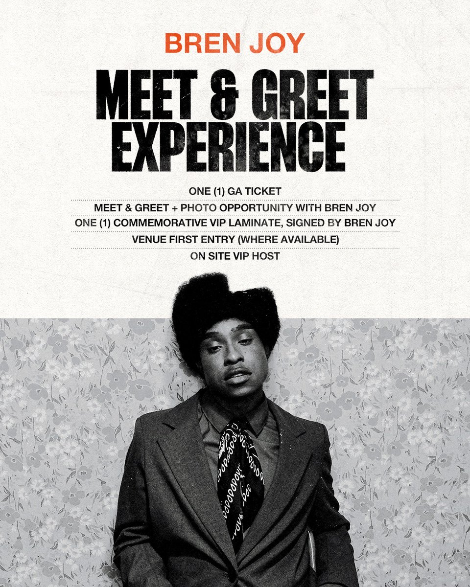 THE SUNSET BLACK TOUR ON SALE NOW  

tickets &amp; VIP at brenjoy.com