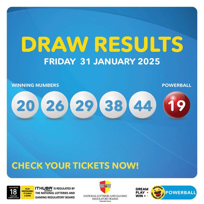Powerball: Results for (31/1/2025)