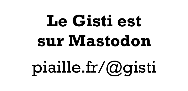 Ce sont désormais plus de 1.000 personnes qui nous suivent sur ce réseau alternatif.

N'hésitez pas à nous y rejoindre et/ou à le faire savoir :)