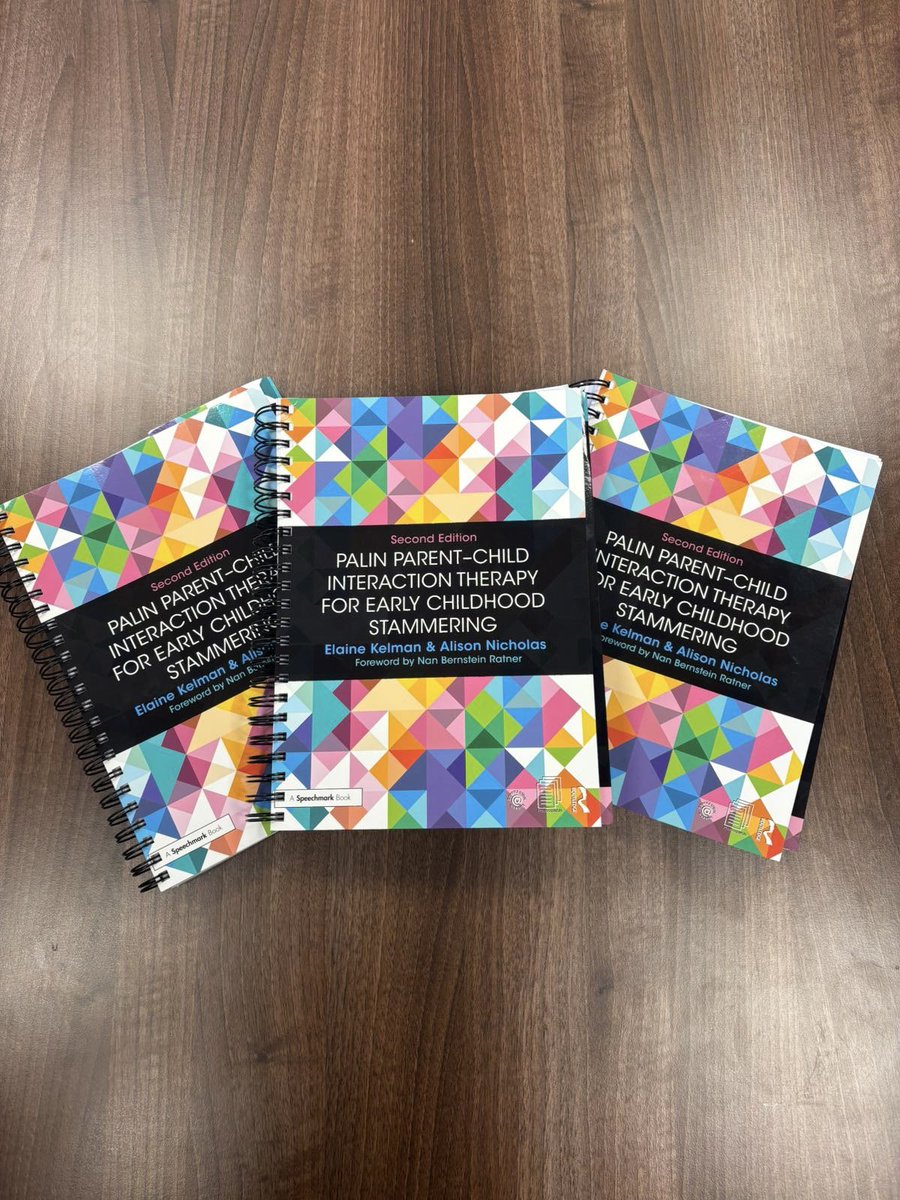 Nia, Molly, and Laura have now completed the Palin PCI training which is an approach used when working with children who stammer. Thank you Michael Palin Centre! 😊