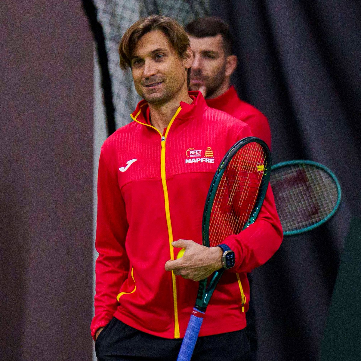 RFETenis's tweet photo. Ferru 🥹❤️‍🔥

#VamosEspaña I #CopaDavis #DavisCup 

📸 @alvarodiazPHOTO I RFET https://t.co/aHmSkbP4In