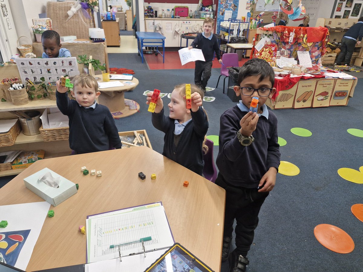 AHMrsMoore's tweet photo. Five Little Speckled frogs ๐ธ๐ธ๐ธ๐ธ๐ธ Reception have been learning all about representing 5 this week ๐๐
#mathsineyfs #masteringnumber @AcreHall https://t.co/OH43Fs7bqH