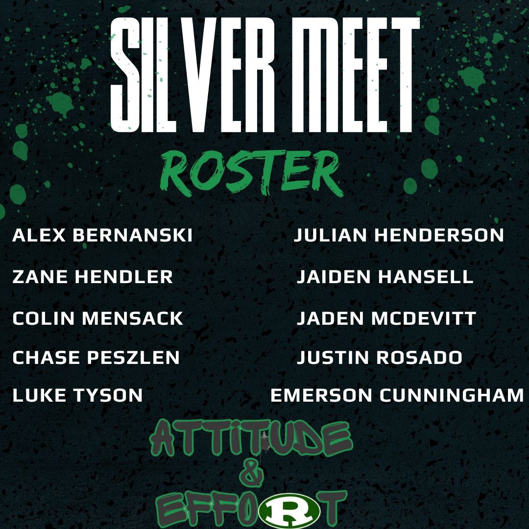 Good luck to our boys competing at the Silver Meet tonight. #attitudeandeffort