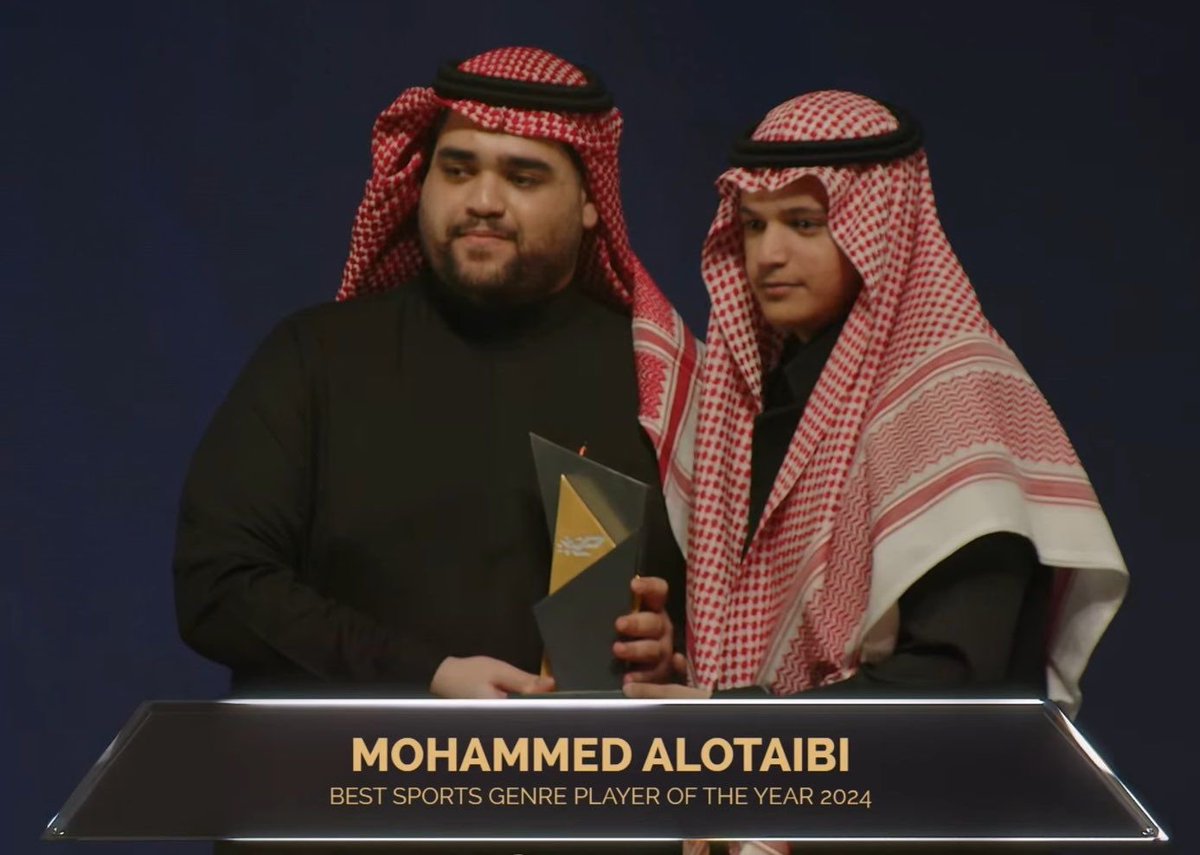 أفضل لاعب رياضات لعام 2024

فخور جداً  وشكراً لأعضاء الفريق وشكراً لكم لدعمكم 💚

والقادم أفضل 🙏