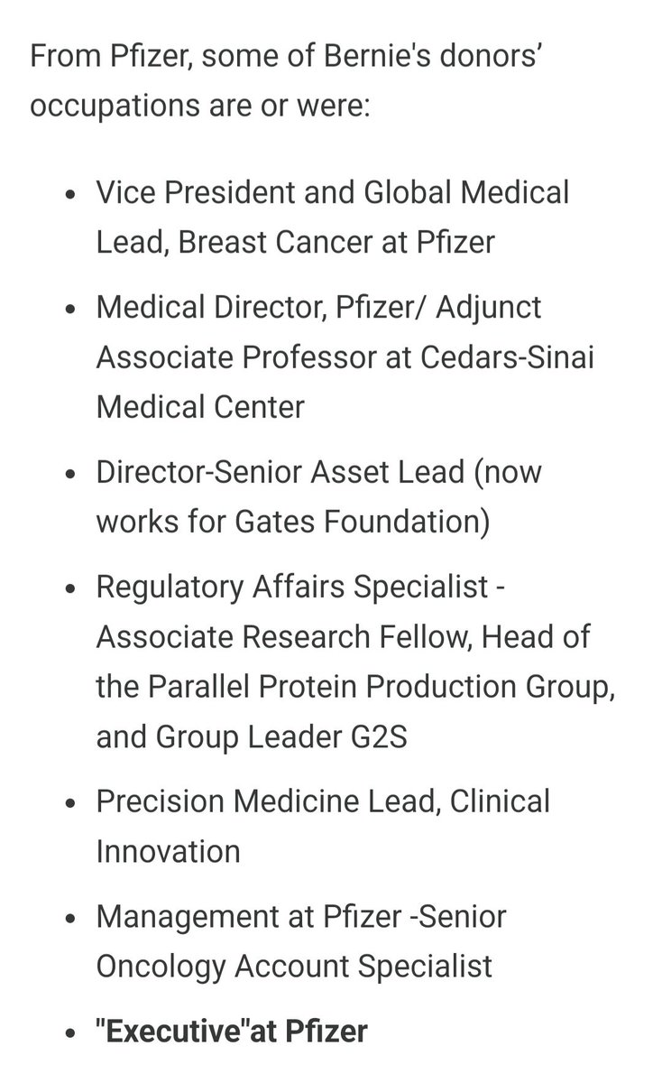 Niccccccckkk's tweet photo. @BernieSanders BERNIE SANDERS IS NOT A UNITED STATES SENATOR.

BERNIE SANDERS IS A PFIZER EMPLOYEE. https://t.co/M1Z2iFuQPE