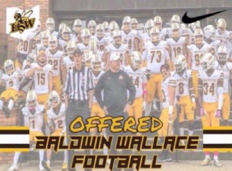 Derek Bradley (@derekbradley092) on Twitter photo After a great visit and talk with <a href="/CoachHilvert/">Jim Hilvert</a> I’m grateful to receive an offer from <a href="/BWFootball_/">Baldwin Wallace Football</a> AGTG
<a href="/aj_torr57/">Coach Torr</a> <a href="/Coach_MHolliday/">Murad Holliday</a> After a great visit and talk with <a href="/CoachHilvert/">Jim Hilvert</a> I’m grateful to receive an offer from <a href="/BWFootball_/">Baldwin Wallace Football</a> AGTG
<a href="/aj_torr57/">Coach Torr</a> <a href="/Coach_MHolliday/">Murad Holliday</a>