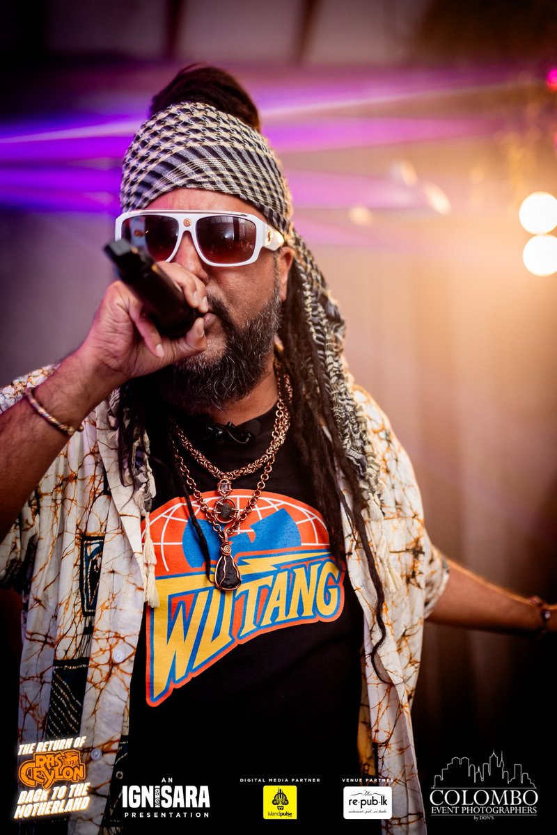 RasCeylon's tweet photo. My “Return to Sri Lanka” concert in Colombo was truly epic! Shout out the whole Ignisara Entertainment team 4 putting it together!! #RasCeylon #HealLanka #StillDecolonizing #RepatriationTime #1LankanLove 🇱🇰🔥 https://t.co/N6ARFpNOlQ