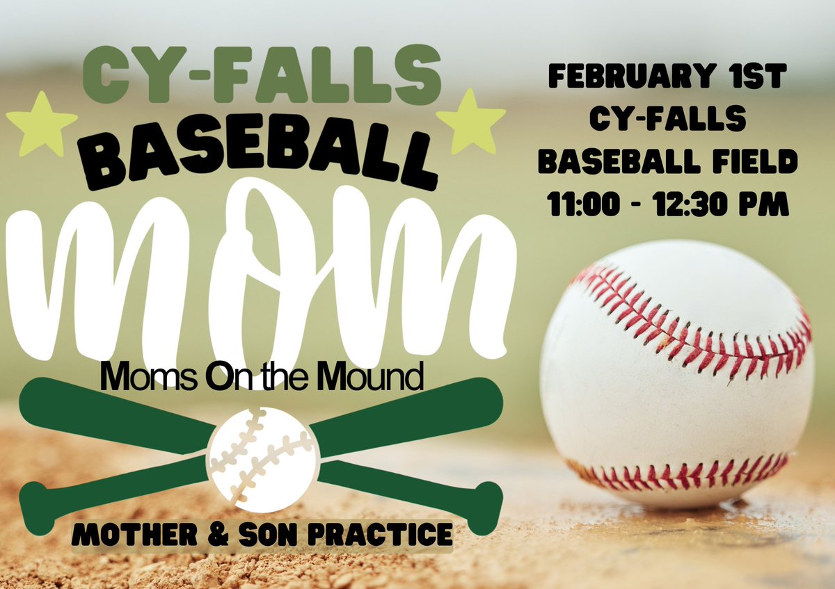 We cannot wait for our mother/son practice tomorrow! Moms, make sure you hydrate and eat some breakfast!