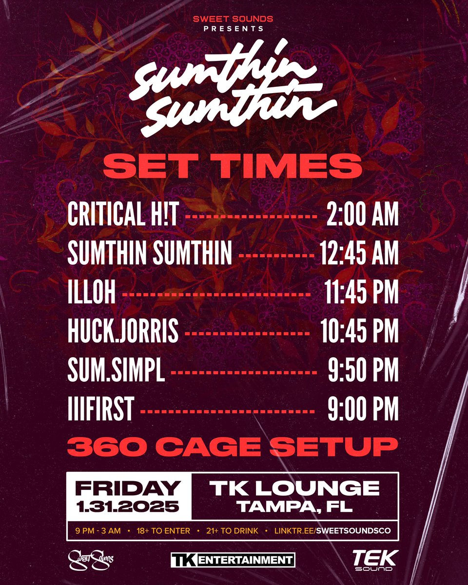 9:50 TN PULL UP FAMILY, TIX IN BIO 🔗