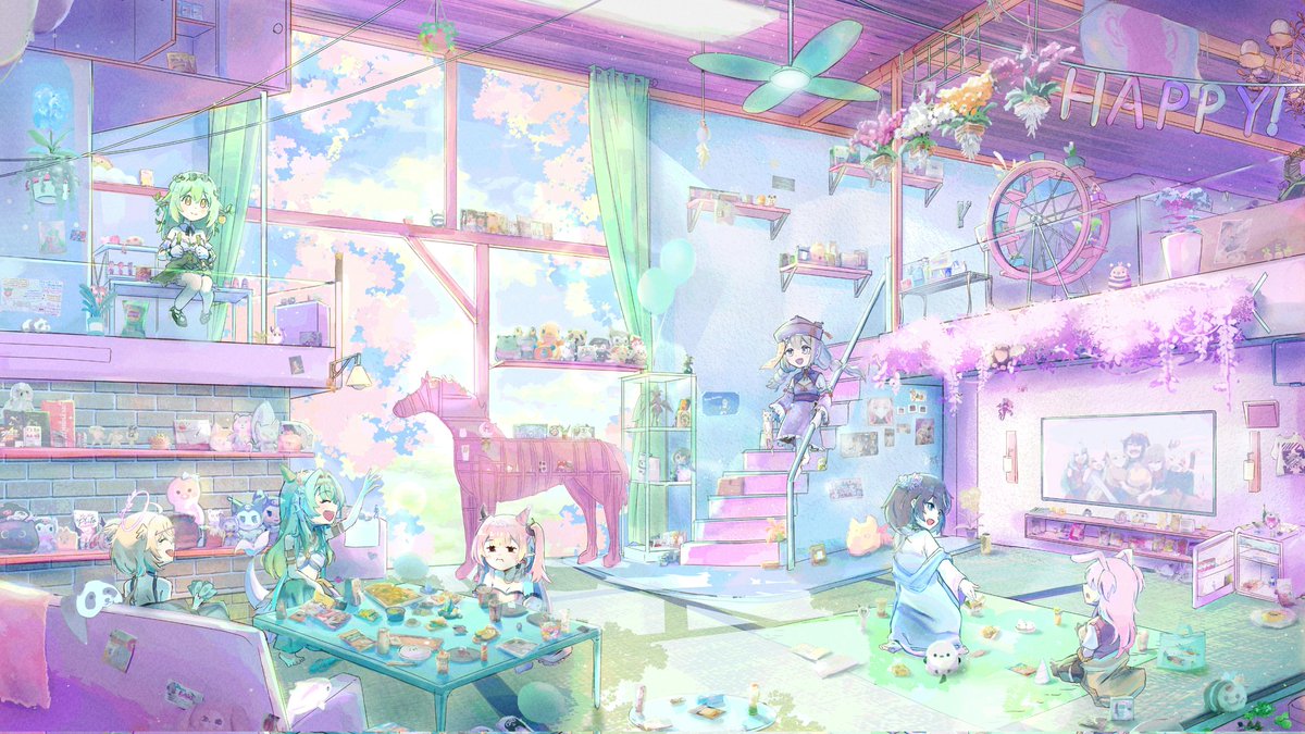 kawanarue's tweet photo. (...โพสต์เก่าโดนลบฉะ555)
#LilibelleArt #MikaelArt #NaarArt #SireenArt #MelonyArt #ZoulfiaArt #RJ_ART #PixChanArt 
[Part of your own]
อยู่ด้วยกันไปนานๆ~เลยน้าา
ภาพรวมของขวัญจากแฟนคลับเท่าที่ฉันรู้ฉะ ลองซูมดูน้า!×♡
https://t.co/plP3V7wFpD https://t.co/Ts6jpE0n2f