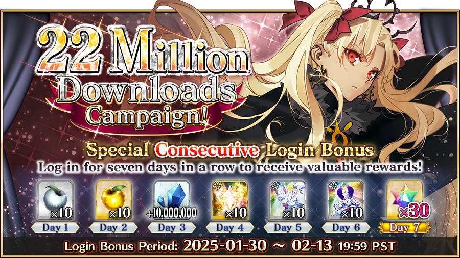 A Special Consecutive Login Bonus is now available to celebrate