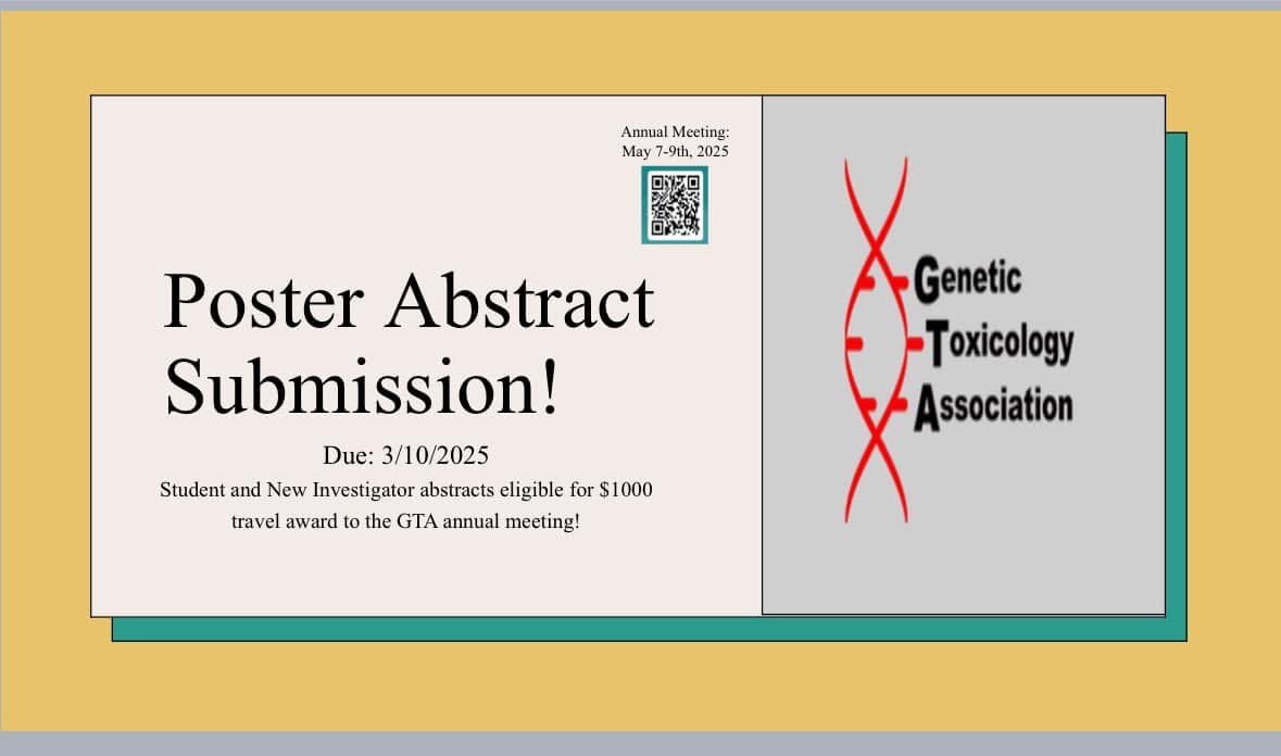 Genetic Toxicology Association (GTA) tweet media