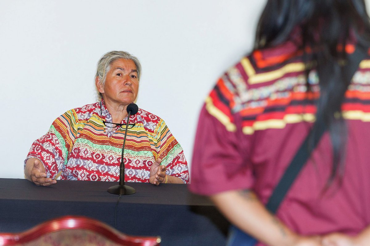 FloridaState's tweet photo. Florida State University’s Native American and Indigenous Studies (NAIS) Center held a symposium that connected the two federally recognized native tribes of Florida and the larger community through a collaborative and ongoing conversation.

The “Two Tribes of Florida: A Shared Environment” symposium brought members from both the Miccosukee Tribe of Indians of Florida and the Seminole Tribe of Florida to FSU’s campus to explore some of the various issues these two modern tribes face.
Read more at https://t.co/kqHFXxzBFx