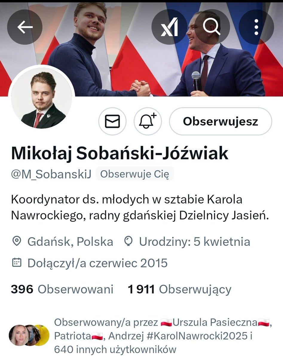 2025_EwaPolka's tweet image. 🔴 Prawuski kochane 🔊
robotę mamy i pomagamy budować konto koordynatora ds. młodzieży w sztabie Karola Nawrockiego @M_SobanskiJ👇
Proszę przytulać, nie pytać i podać dalej #RT ‼️ ⬇️ ‼️
Kochani, moi mili ręce na pokład, a żywo 👊 👍 ✌️ 🌹 🇵🇱 ♥️ 🌹 😘
x.com/M_SobanskiJ?t=……