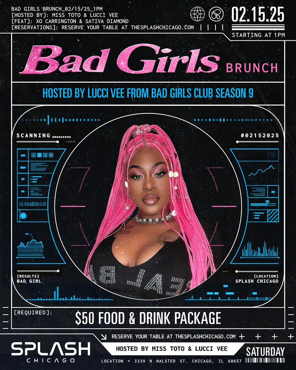 theemisstoto's tweet photo. BAD GIRLS CLUB DRAG BRUNCH FT @LUCCIVEE FROM BGC SEASON 9!!!

get your reservation in NOWWWW

hosted by yours truly &amp; lucci vee
shows by @XoCarrington_ &amp; @sativadiamond 

https://t.co/e91sPMp8eH https://t.co/LzCdsoPXxK