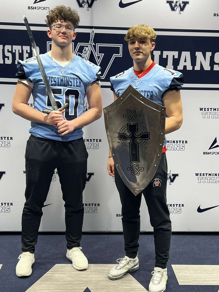 YarnickAustin's tweet photo. Blessed to receive an offer to play football at Westminster @CoachMundis @coachbaileyFB https://t.co/lT8jDSD8t0