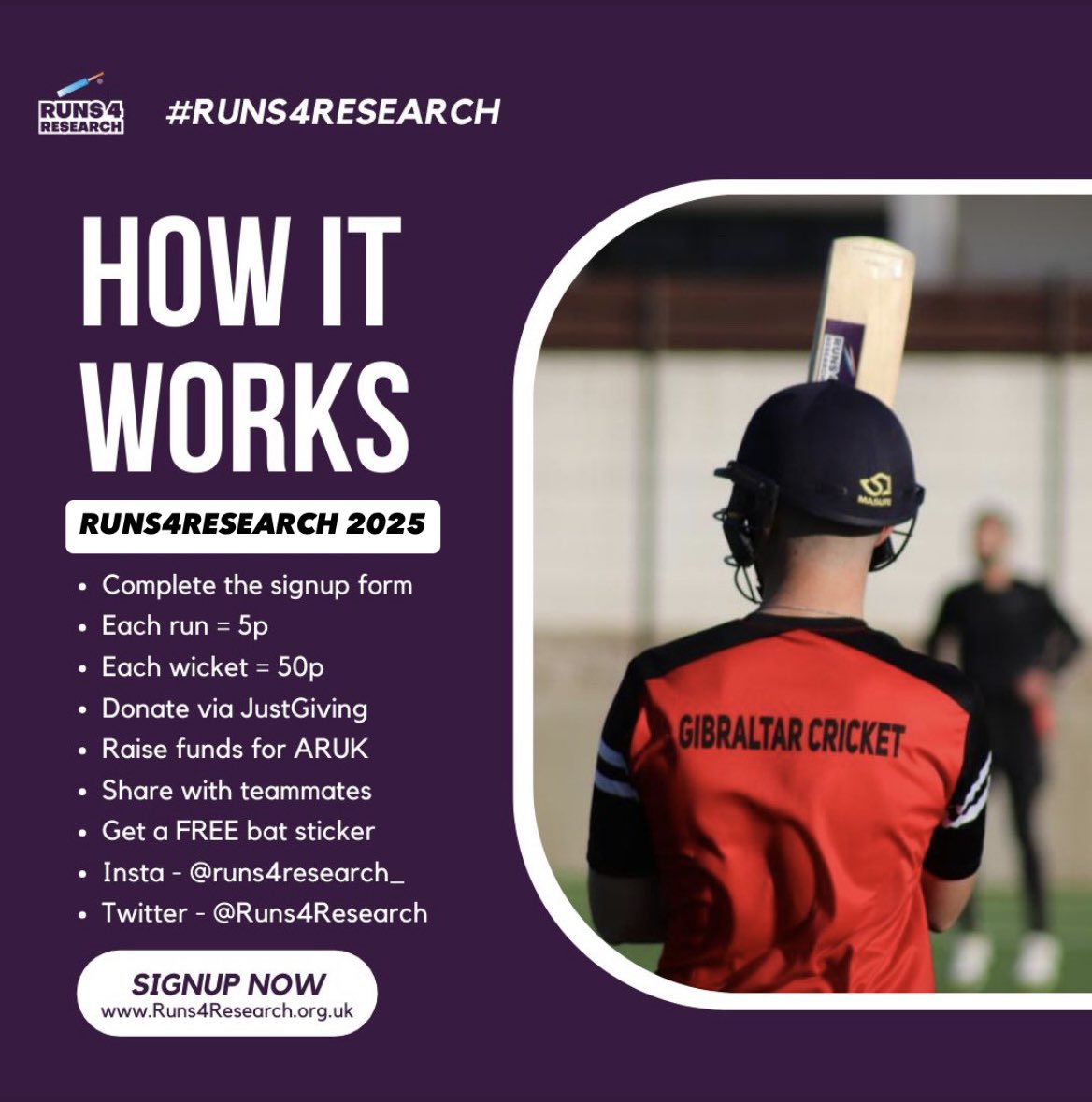 TOMORROW

⏰09.00 AM⏰

✍️Signups for #Runs4Research 2025 will be opened!

📚Take a read of our ‘How it Works’ graphic for all information on what the initiative is all about! 

⭐️Each Day 1 signup = Entry into Hoodie Prize Draw

🎯Target for first 24 hours = 159 (to better 2024)