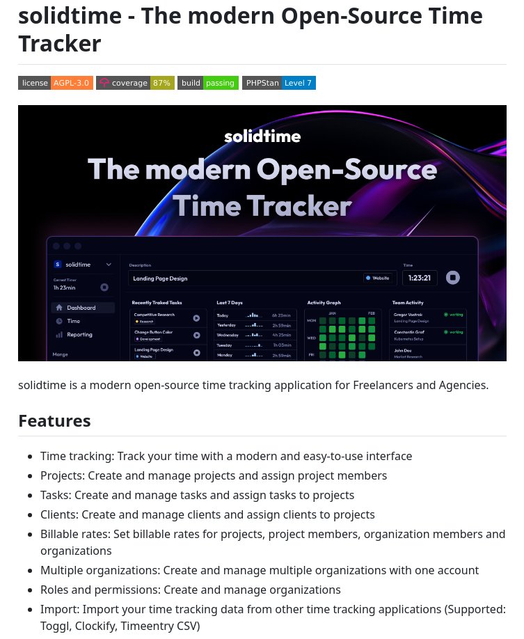 tom_doerr's tweet image. Time tracking app for freelancers and agencies