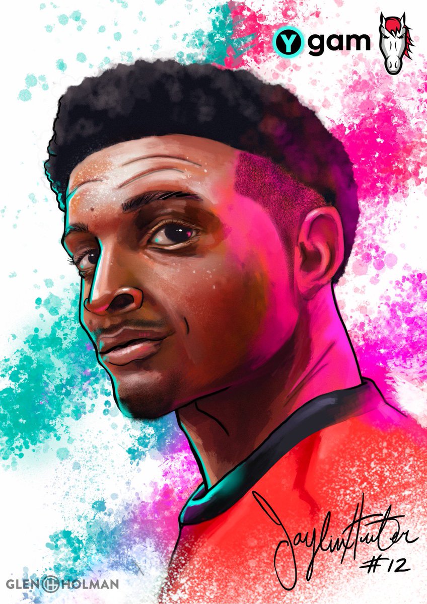 You can buy this amazing limited edition art graphic available in 2 sizes by local artist Glen Holman, of <a href="/_jaylinhunter12/">Jaylin Hunter</a> at tonight’s <a href="/RidersBball/">Leicester Riders | Basketball</a> game v <a href="/BristolFlyers/">Bristol Flyers</a> and all proceeds go to <a href="/YgamUK/">Ygam</a> to support their work with young people to prevent gambling and gaming harm.