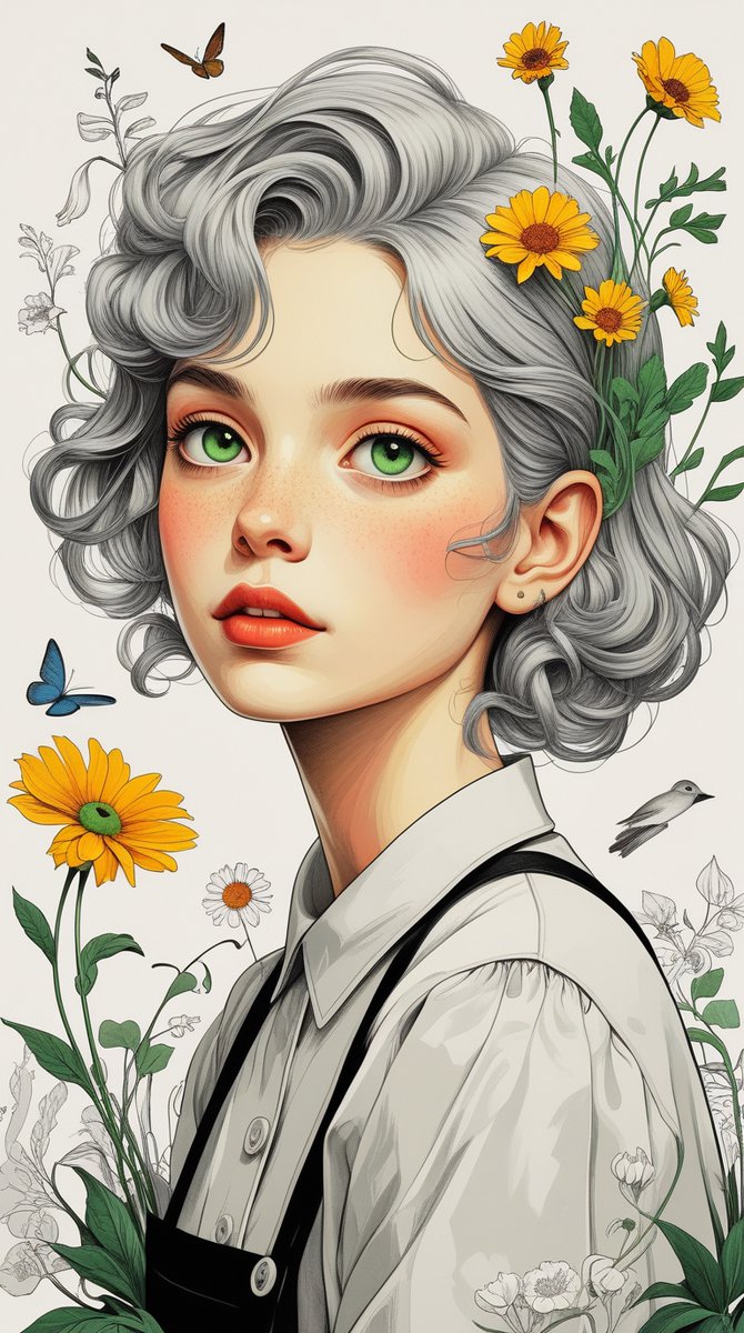 🌼
#mobilewallpaper #wallpaper #PhoneWallpaper #aimade #AIart #aiwork #illustration