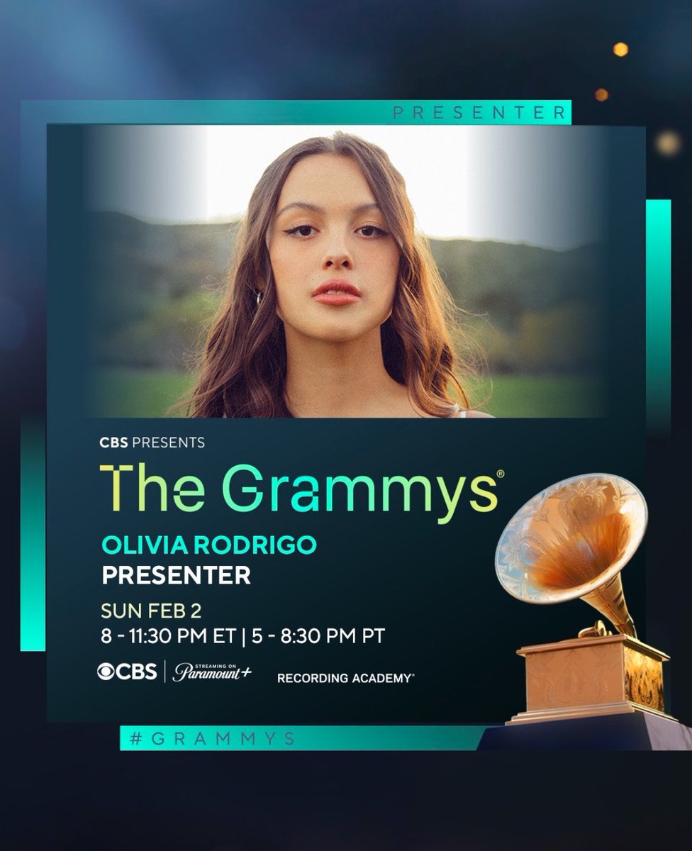 Olivia est confirmée par la Recording Academy comme présentatrice aux 67e Grammy Awards dimanche 💜🏆