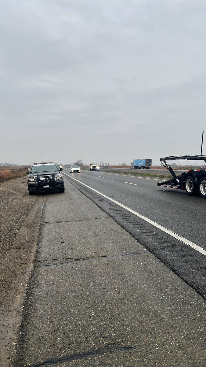 **Traffic Alert** We are currently working a wrong way crash on S/B I-5, north of Maxwell with Minor Injuries.  All lanes are open but we are in the process of towing vehicles.  Please be extra careful as you pass the area!
