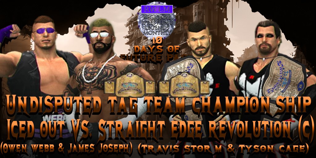 <a href="/JV3MARS/">MARS</a> has earned himself a undisputed tag team title match, and these young guns of James Joseph &amp; <a href="/ItsOwenWebb/">Owen Webb</a> have their work cut out for them because our tag titles are currently being held hostage by invaders in our war with NXW, can Iced Out bring the gold home?
