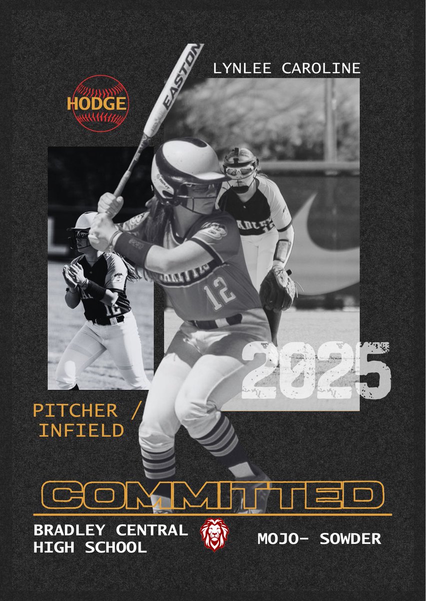 Lynlee Hodge 2025 (@lynleehodge07) on Twitter photo So proud to announce my commitment to Bryan College! Huge thank you to my Lord and Savior for giving me this opportunity!!!!❤️🖤 <a href="/BCLionsSoftball/">Bryan College Softball</a> <a href="/SoftballBradley/">Bradley Central Softball</a> <a href="/mojosowder/">Mojo 2025/26 Sowder</a> So proud to announce my commitment to Bryan College! Huge thank you to my Lord and Savior for giving me this opportunity!!!!❤️🖤 <a href="/BCLionsSoftball/">Bryan College Softball</a> <a href="/SoftballBradley/">Bradley Central Softball</a> <a href="/mojosowder/">Mojo 2025/26 Sowder</a>