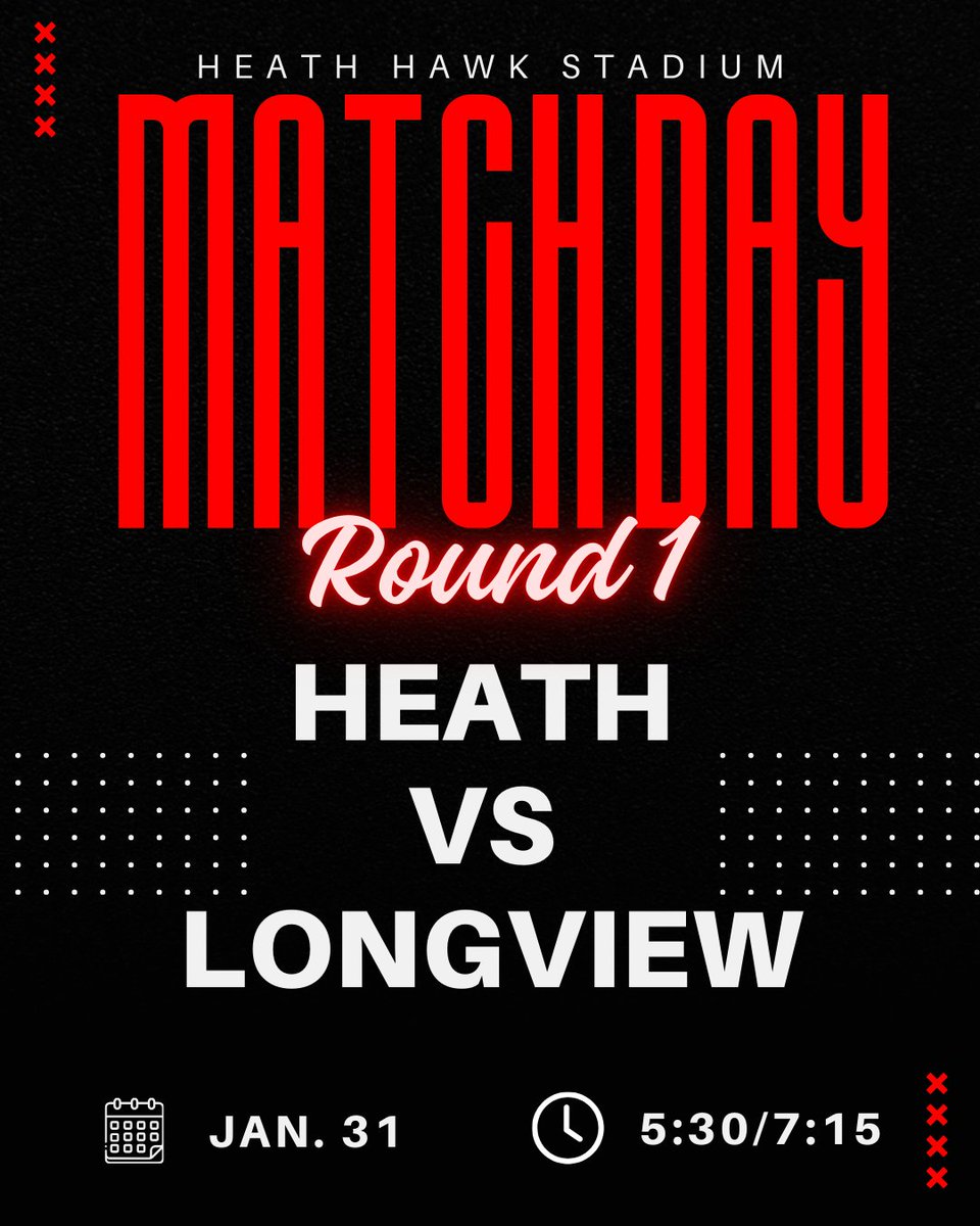 Opening Day for Girls Soccer. Come support the HAWKS as they take on Longview.