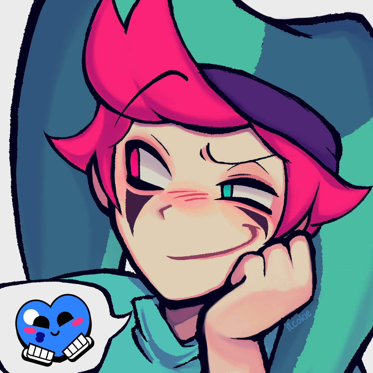 itcokie's tweet image. YAY it’s finished! :D 

#Brawlstarsart #Brawlstarsmandy #Brawlstarschester
