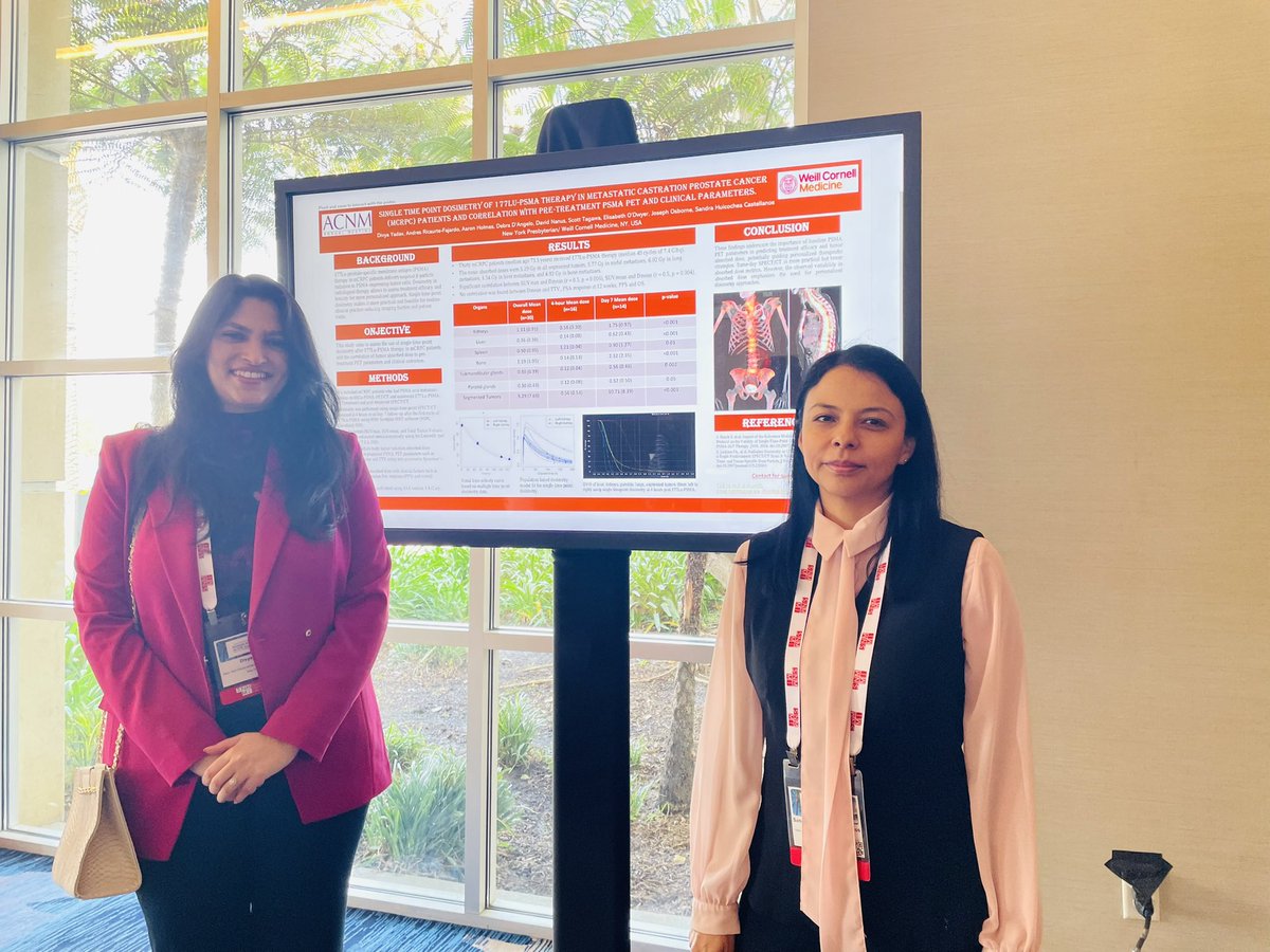 Divya Yadav MD (@idivyamd) on Twitter photo Excited to present our work at ACNM and SNMMI mid winter meeting 2025 thanks to mentors <a href="/HuicocheaSandra/">Sandra Huicochea Castellanos</a> @JOsbMD <a href="/DrScottTagawa/">Scott Tagawa</a> thanks <a href="/SNM_MI/">SNMMI</a> <a href="/MolecularWCM/">WCM Molecular Imaging and Therapeutics</a> for the opportunity Excited to present our work at ACNM and SNMMI mid winter meeting 2025 thanks to mentors <a href="/HuicocheaSandra/">Sandra Huicochea Castellanos</a> @JOsbMD <a href="/DrScottTagawa/">Scott Tagawa</a> thanks <a href="/SNM_MI/">SNMMI</a> <a href="/MolecularWCM/">WCM Molecular Imaging and Therapeutics</a> for the opportunity